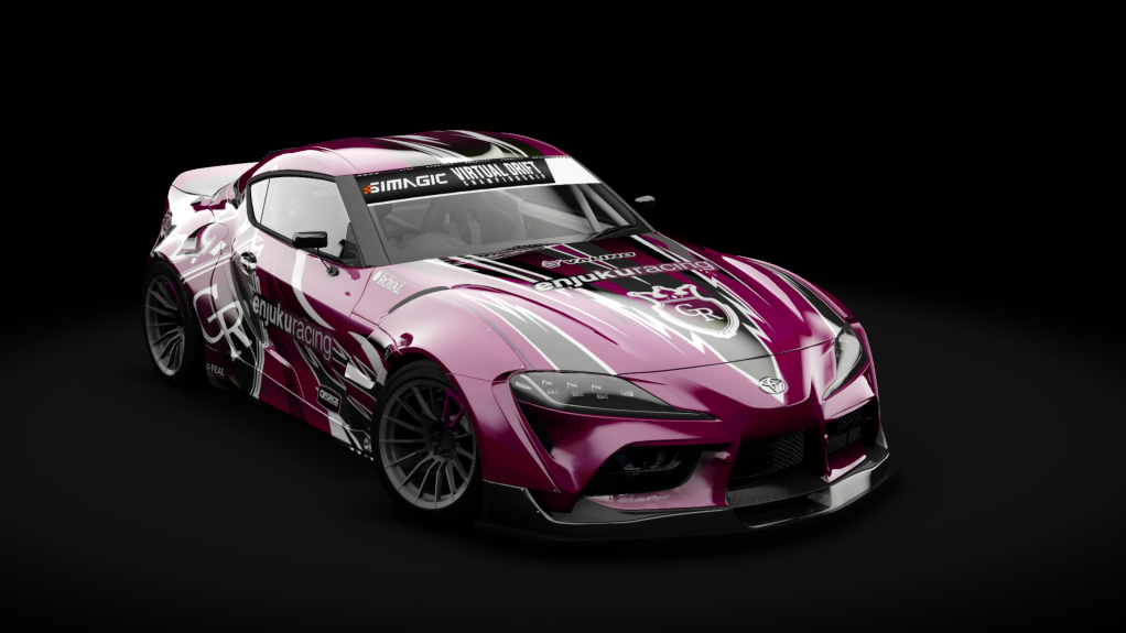 VDC Toyota GR Supra A90 Public 5.0, skin VDC ANDREAS MAGENTA