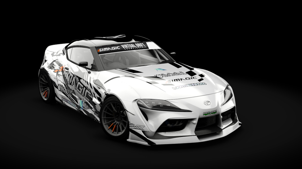 VDC Toyota GR Supra A90 Public 5.0, skin VDC White