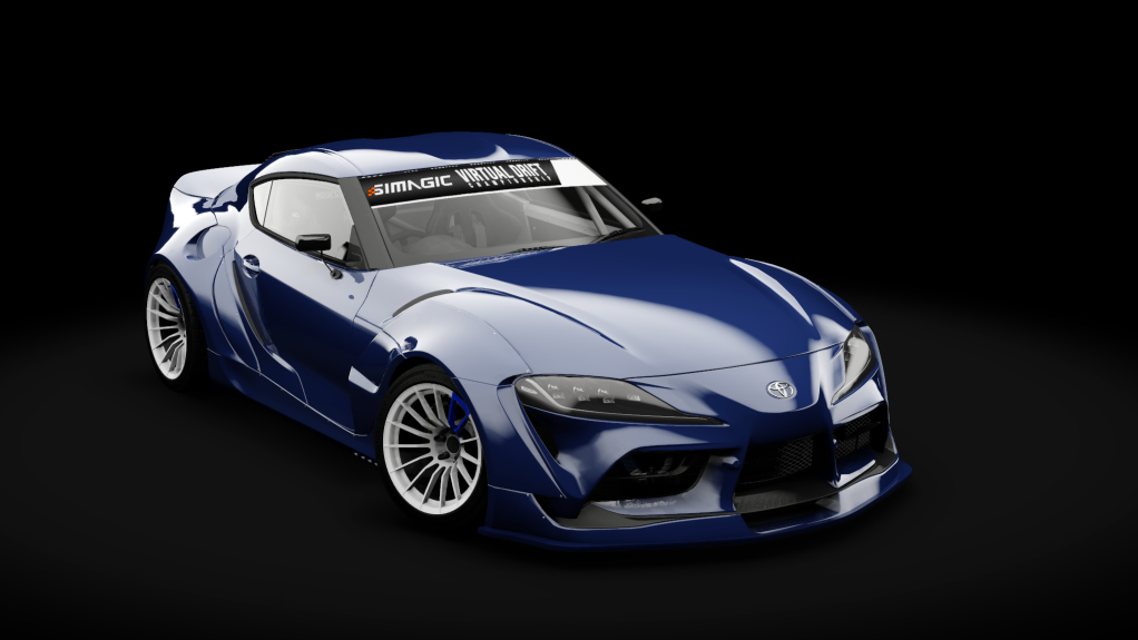 VDC Toyota GR Supra A90 Public 5.0, skin gravity_blue