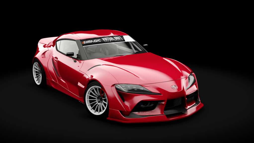 VDC Toyota GR Supra A90 Public 5.0, skin lightning_red
