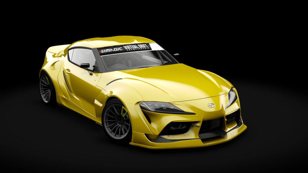 VDC Toyota GR Supra A90 Public 5.0, skin yellow