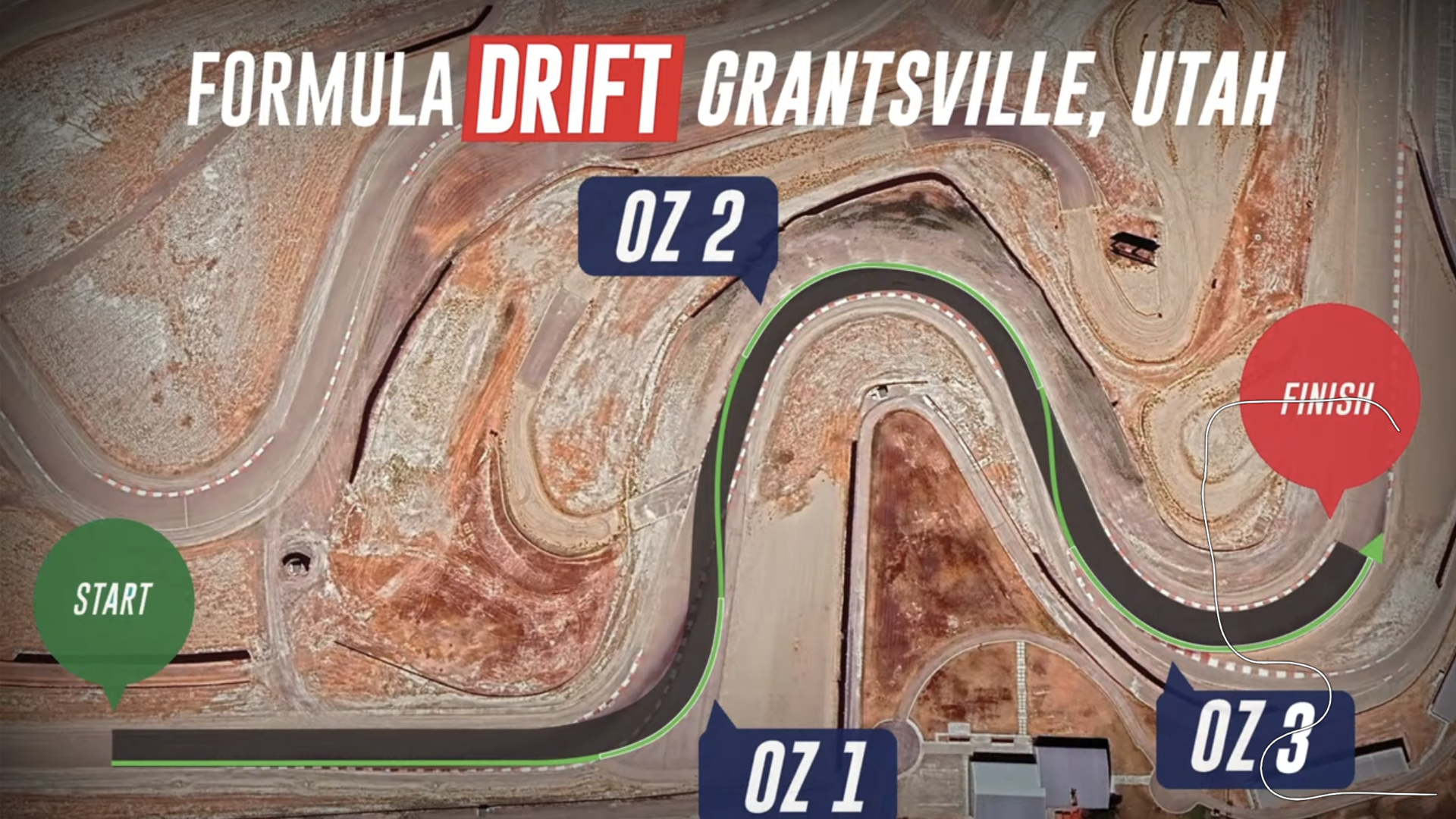 Formula Drift Utah 202, layout 2024