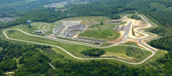 Pittsburgh International Race Complex, layout full