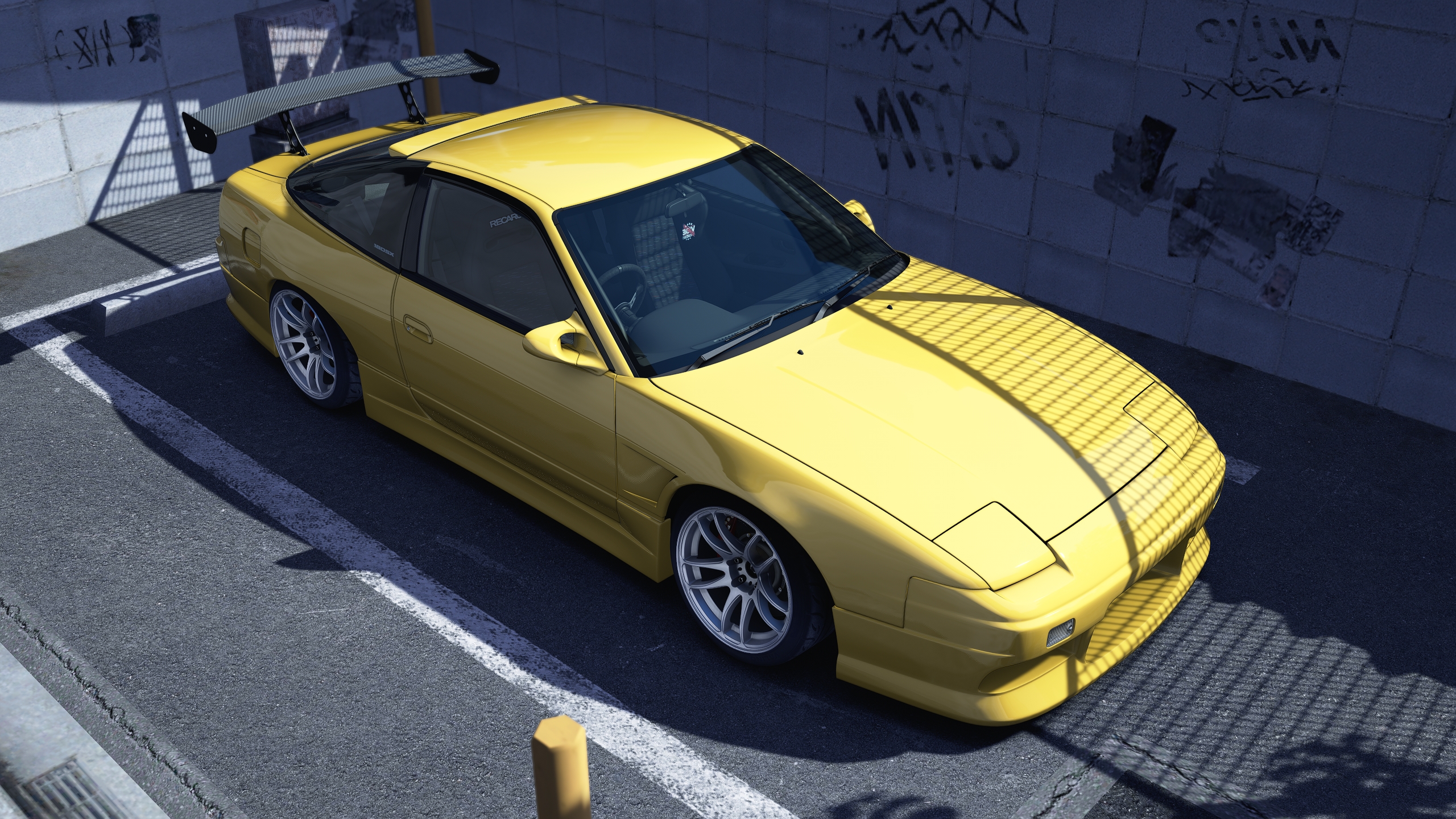 NoVibe | Nissan 180SX, skin Pale Yellow