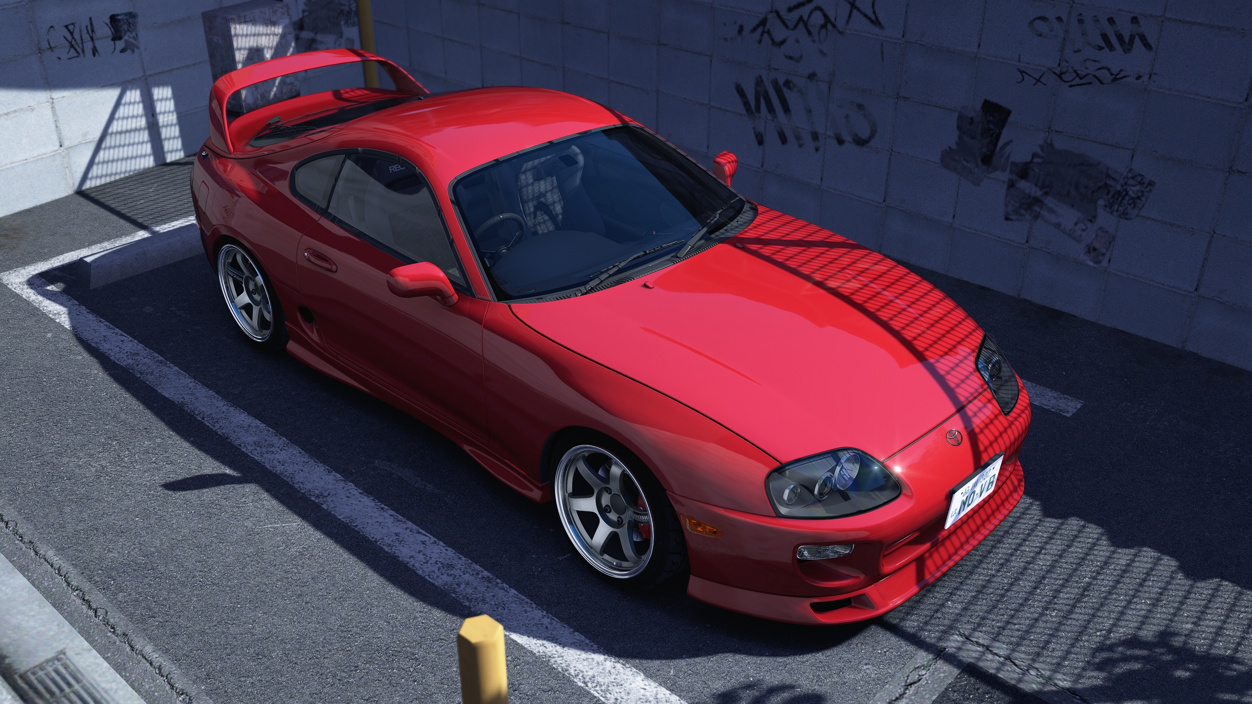 NoVibe | Toyota Supra RZ A80, skin Period Red