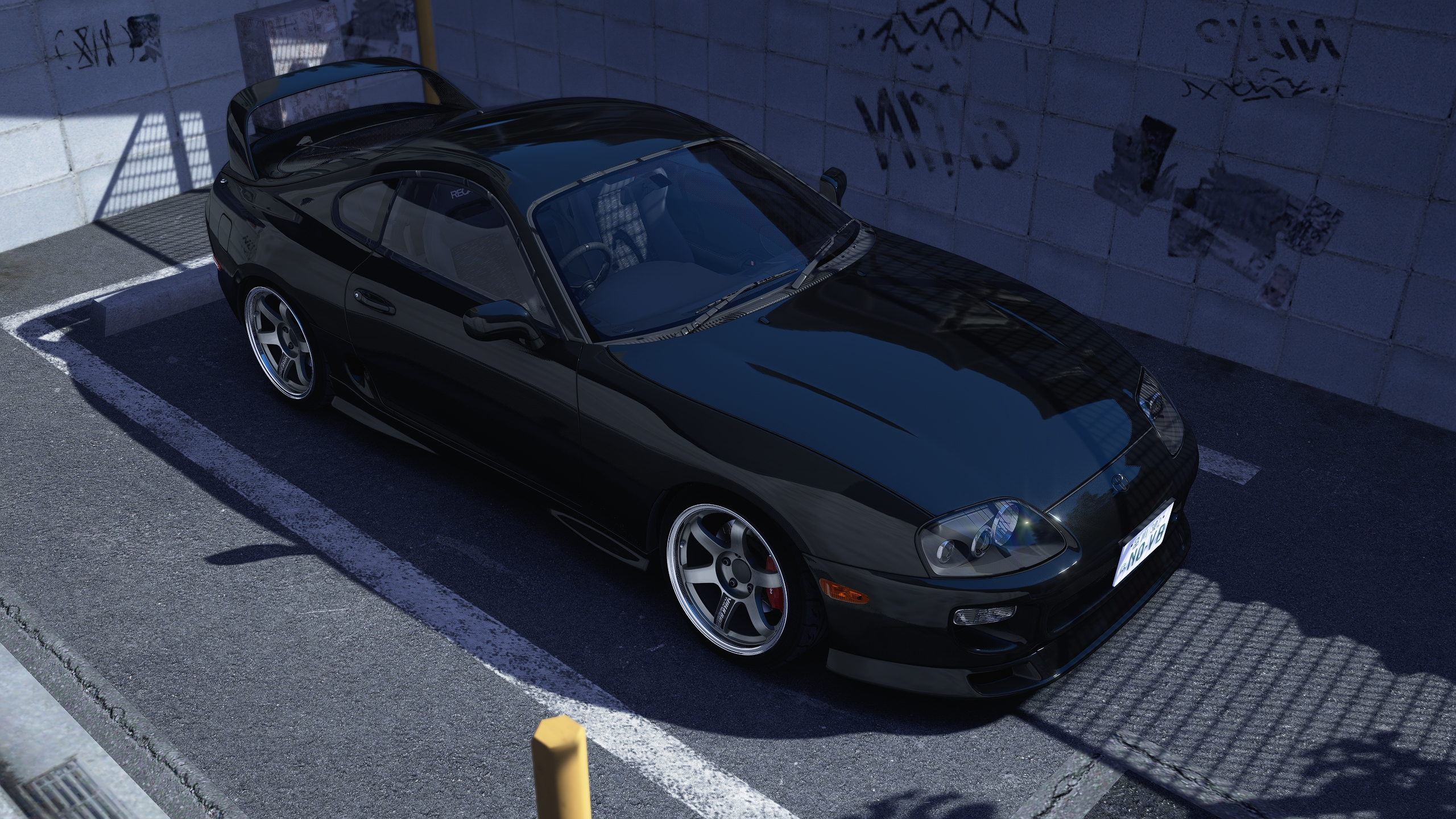 NoVibe | Toyota Supra RZ A80, skin Super Black