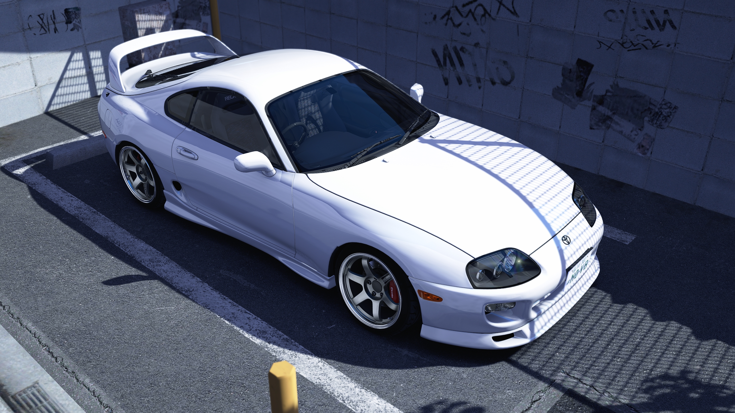 NoVibe | Toyota Supra RZ A80, skin White Trash