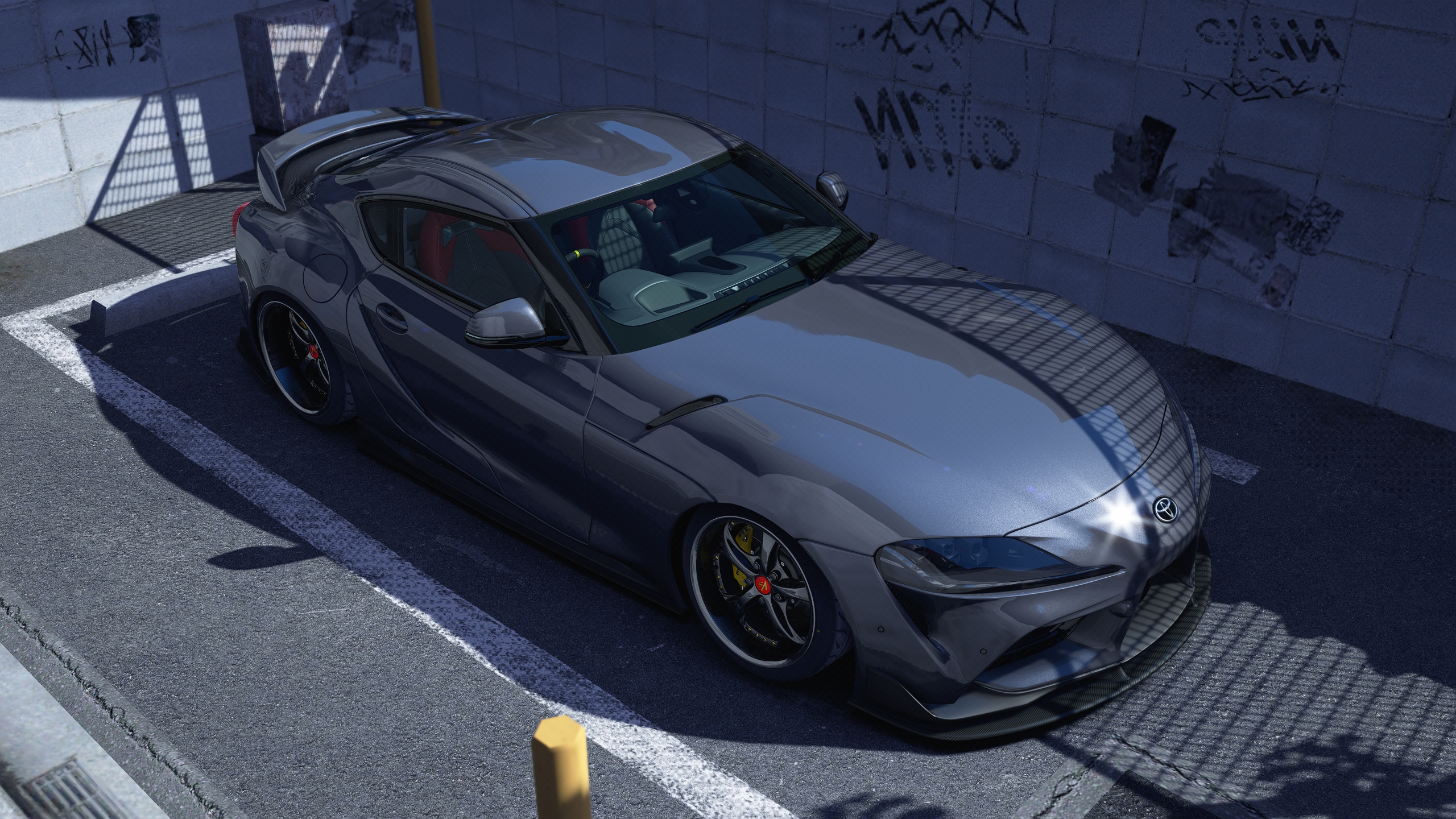 NoVibe | Toyota Supra A90, skin Silver Surfer