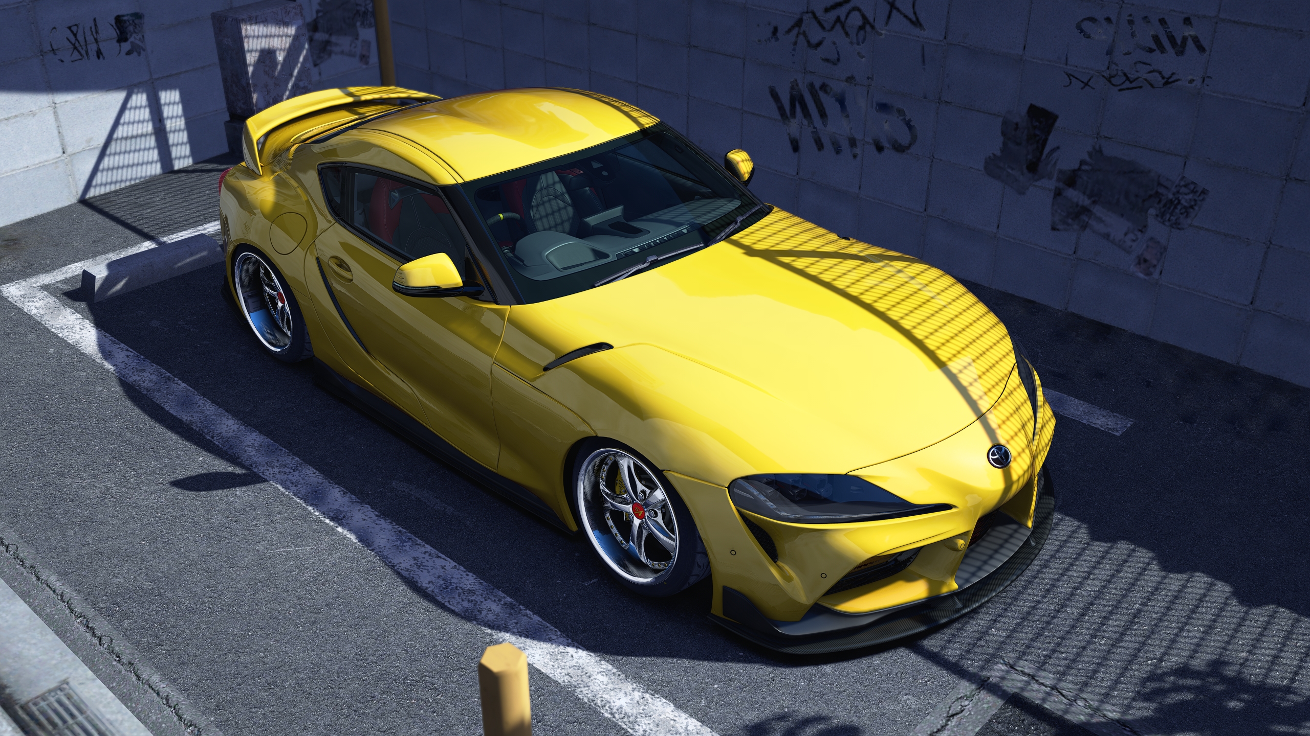 NoVibe | Toyota Supra A90, skin Yellow