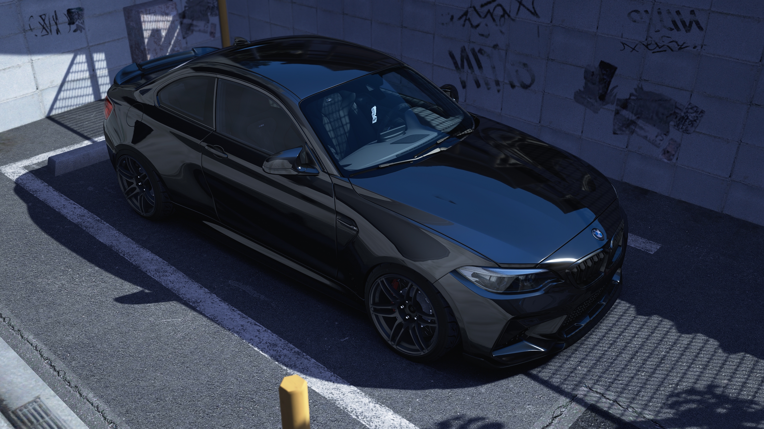 NoVibe | BMW F87 M2, skin 3.onyx black