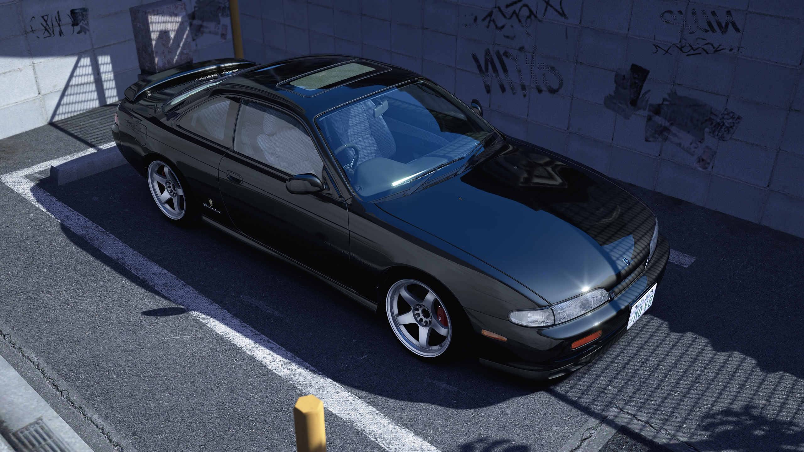 NoVibe | Nissan S14 Zenki, skin 03_black_kh3