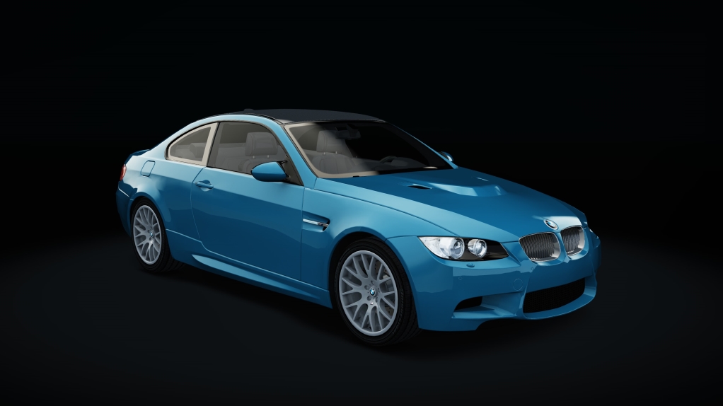 BMW M3 E92, skin Atlantis_metallic