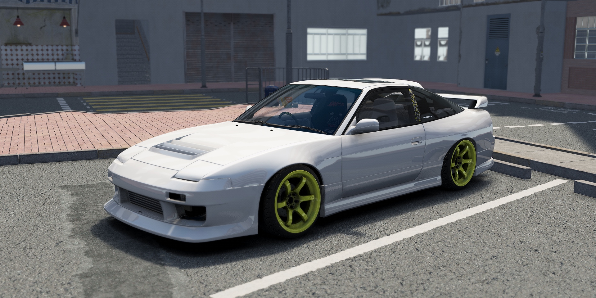 DWG Nissan 180SX GP Sports G-Four, skin Super_White