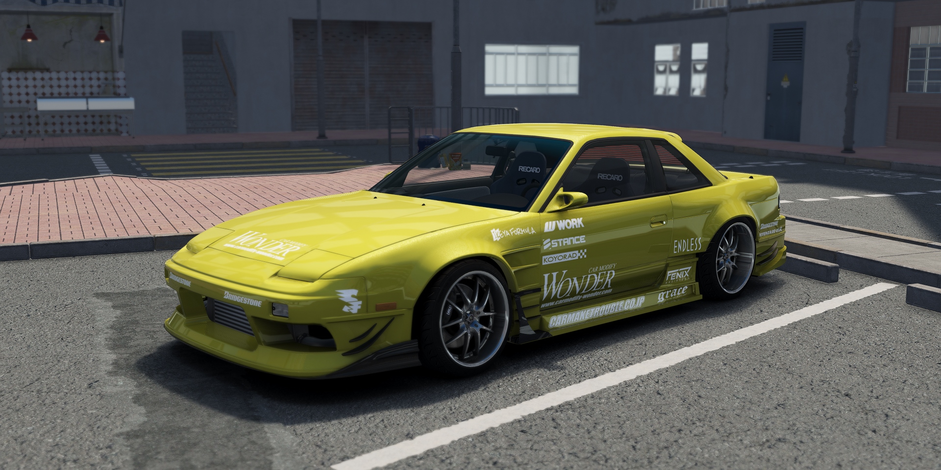 DWG Nissan 240sx Car Modify Wonder, skin Kyoto_ASB