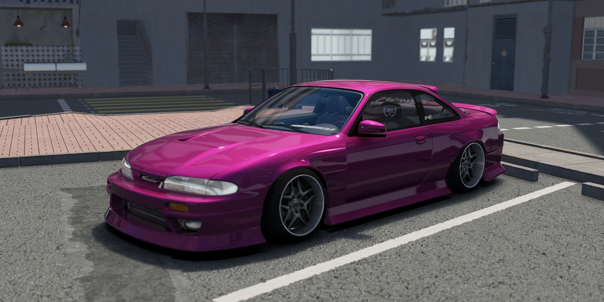 DWG Nissan 240sx S14 Zenki D-MAX Type 3, skin Pink