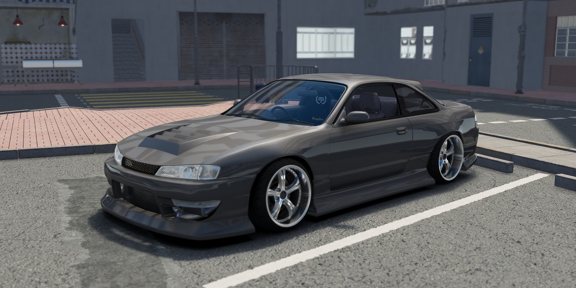 DWG Nissan Silvia S14 Kouki Doof, skin grey