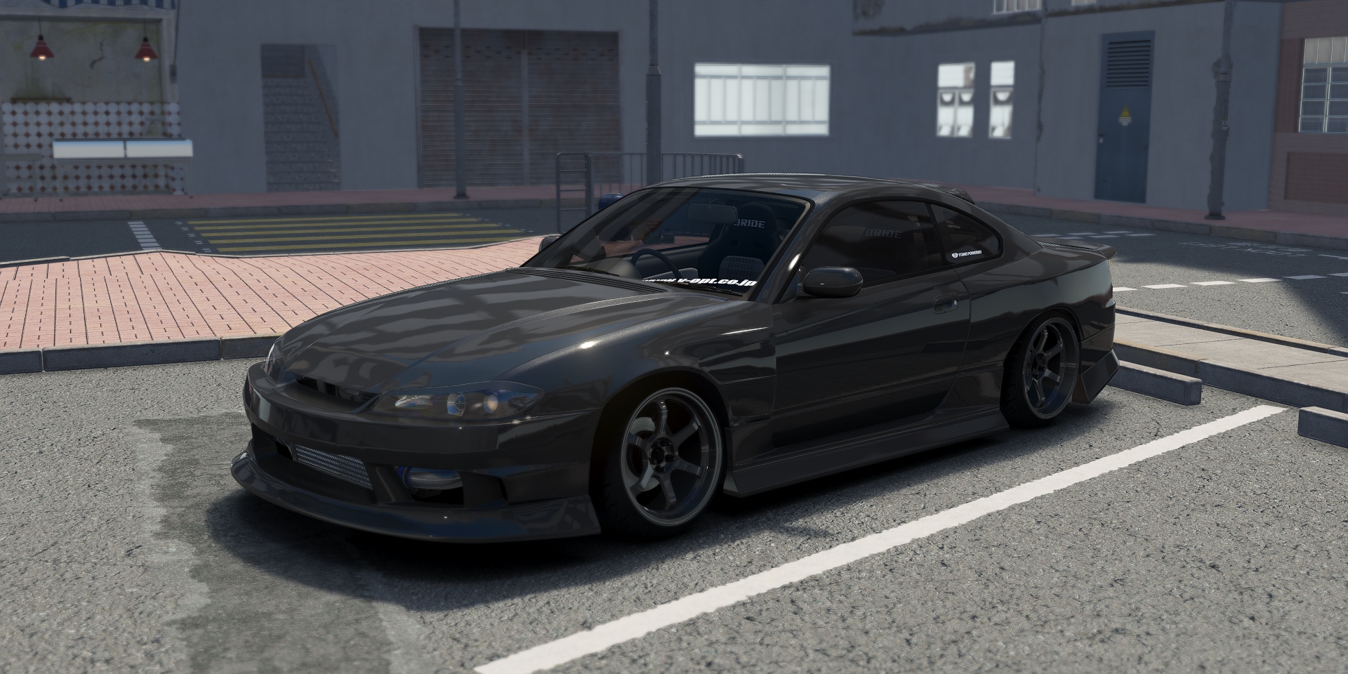 DWG Nissan Silvia S15 PS Duce, skin Kuro_Black