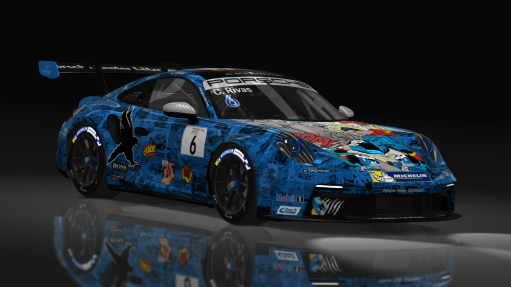 ACF Cup - Porsche 911 (992) GT3 Cup 2021, skin 06_Rivas_PCD