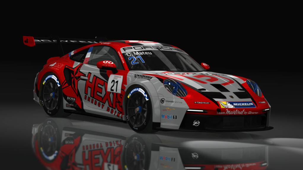 ACF Cup - Porsche 911 (992) GT3 Cup 2021, skin 21_Mateu_PCD