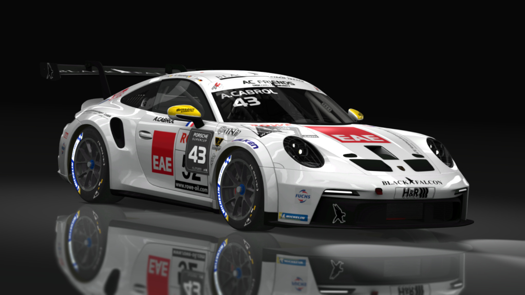 ACF Cup - Porsche 911 (992) GT3 Cup 2021, skin ACF-911SC-S2-#43-Cabrol