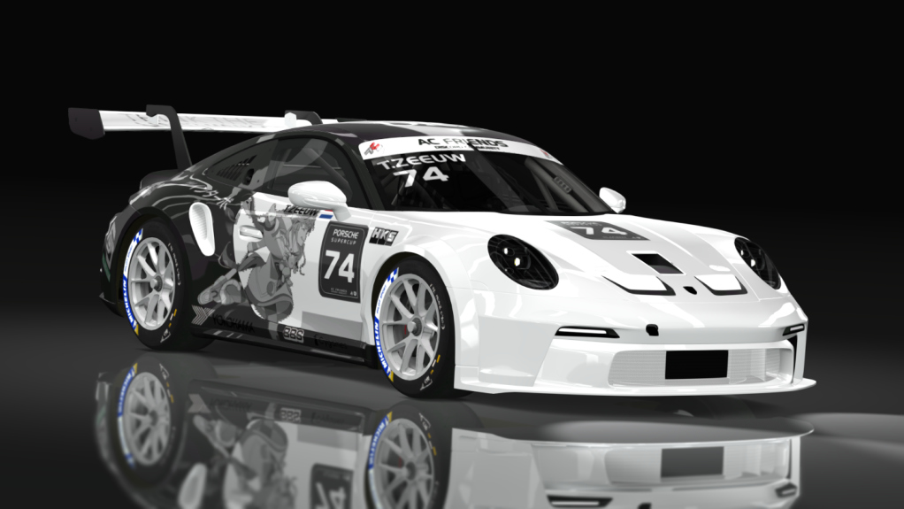 ACF Cup - Porsche 911 (992) GT3 Cup 2021, skin ACF-911SC-S2-#74-Zeeuw