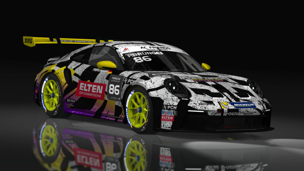 ACF Cup - Porsche 911 (992) GT3 Cup 2021, skin ACF-911SC-S2-#86-Bruenger