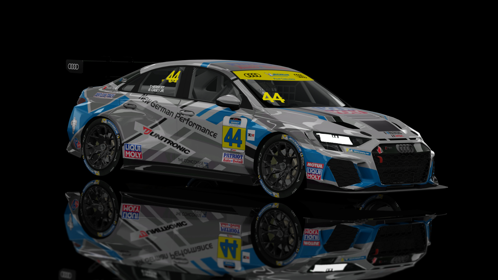 ACF TCR 2023 - Audi RS3 LMS 2021, skin New_German_Perforamnce_44