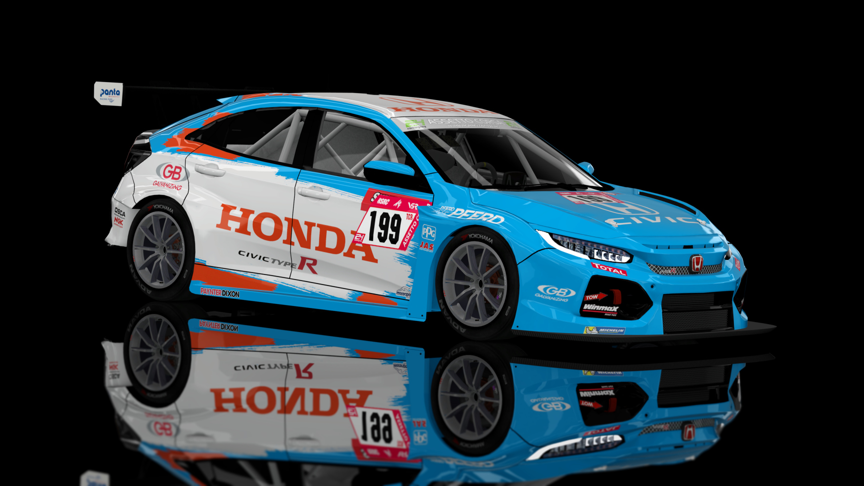 ACF TCR 2023 - Honda Civic TypeR, skin NBR24_RACE2023_TCR_199