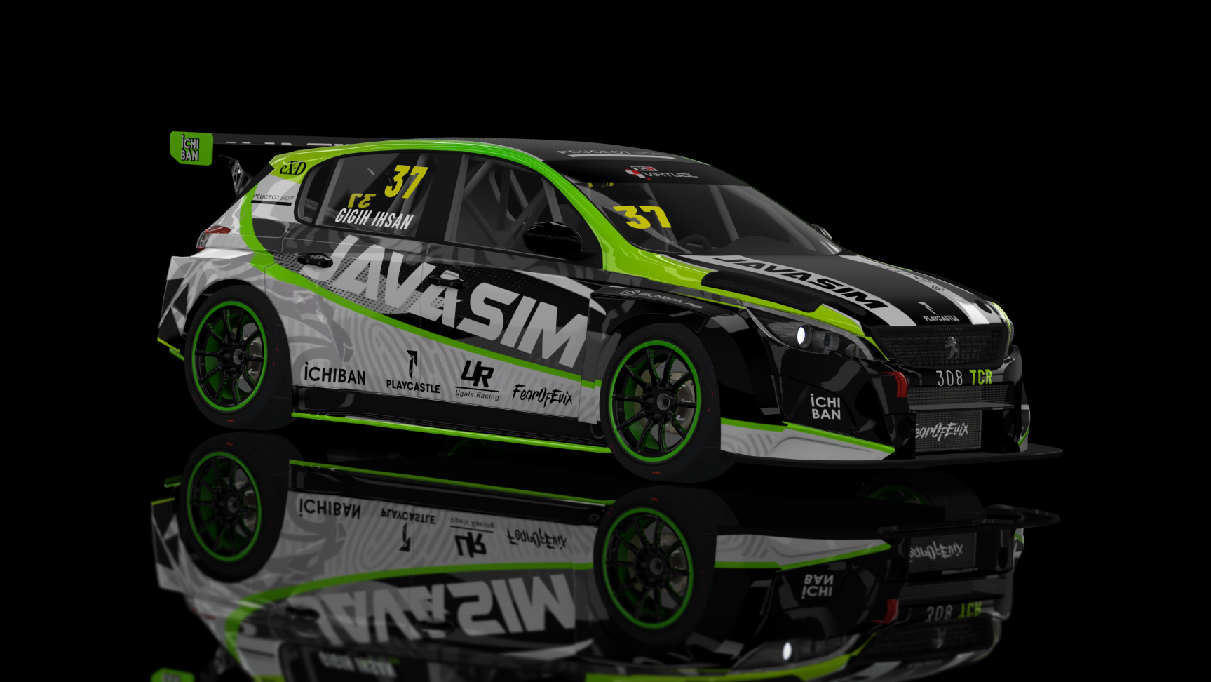 ACF TCR 2023 - Peugeot 308, skin JVS_Gigih