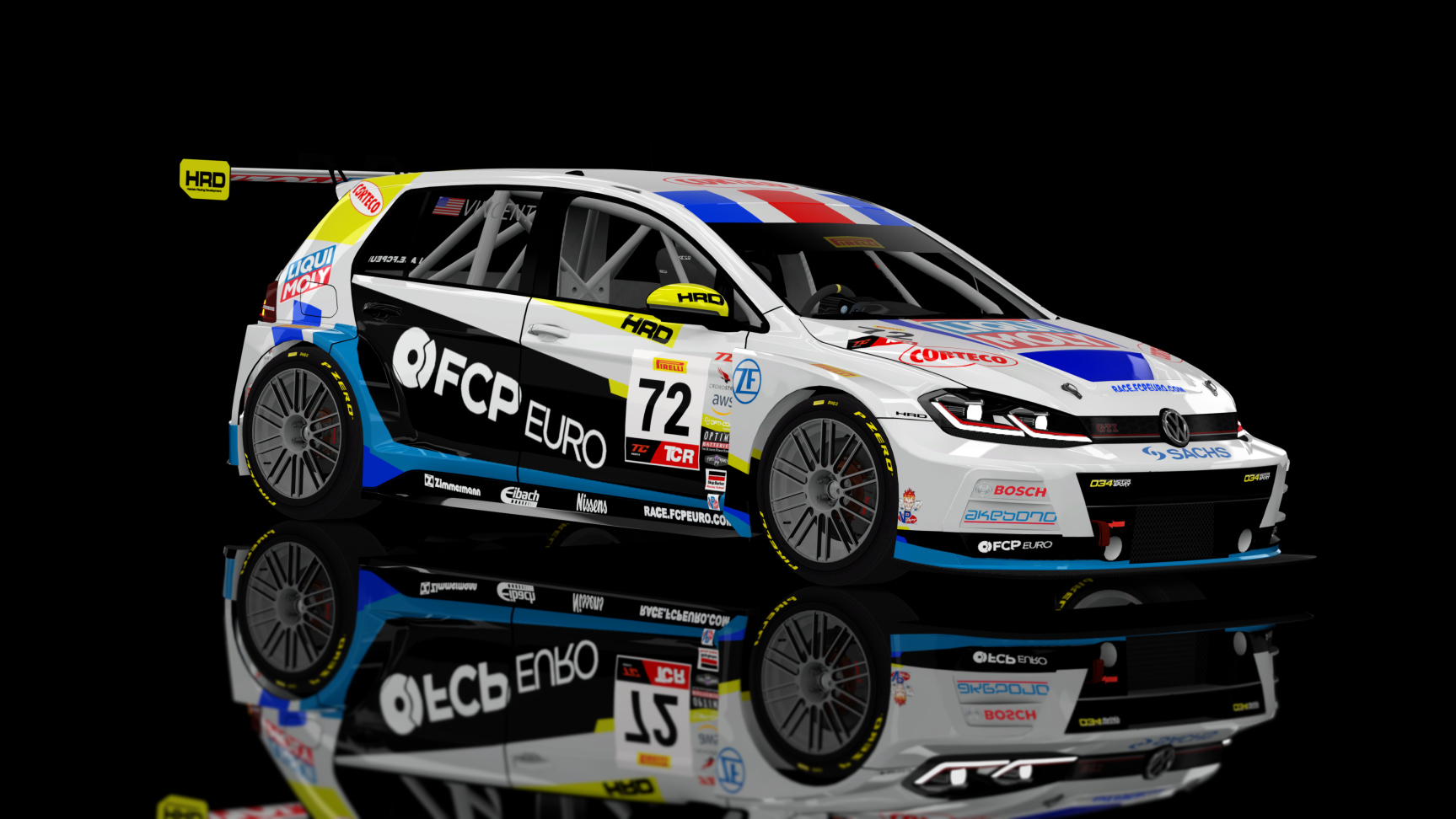 ACF TCR 2023 - Volkswagen Golf GTI, skin FCP_TCR_72