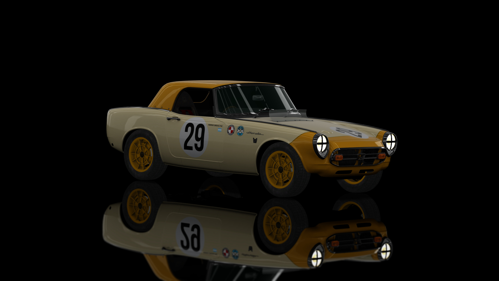 CLASSIC GR.1 - Honda S800 RSC 1968, skin 29_cream