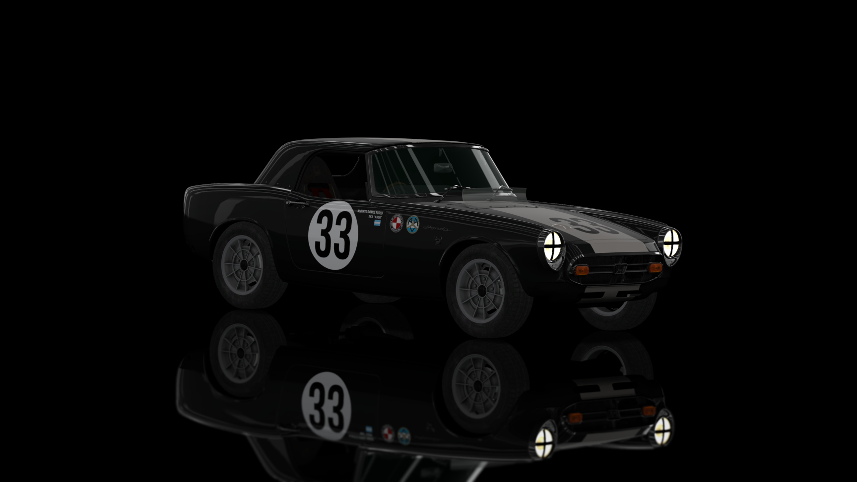 CLASSIC GR.1 - Honda S800 RSC 1968, skin 33_black