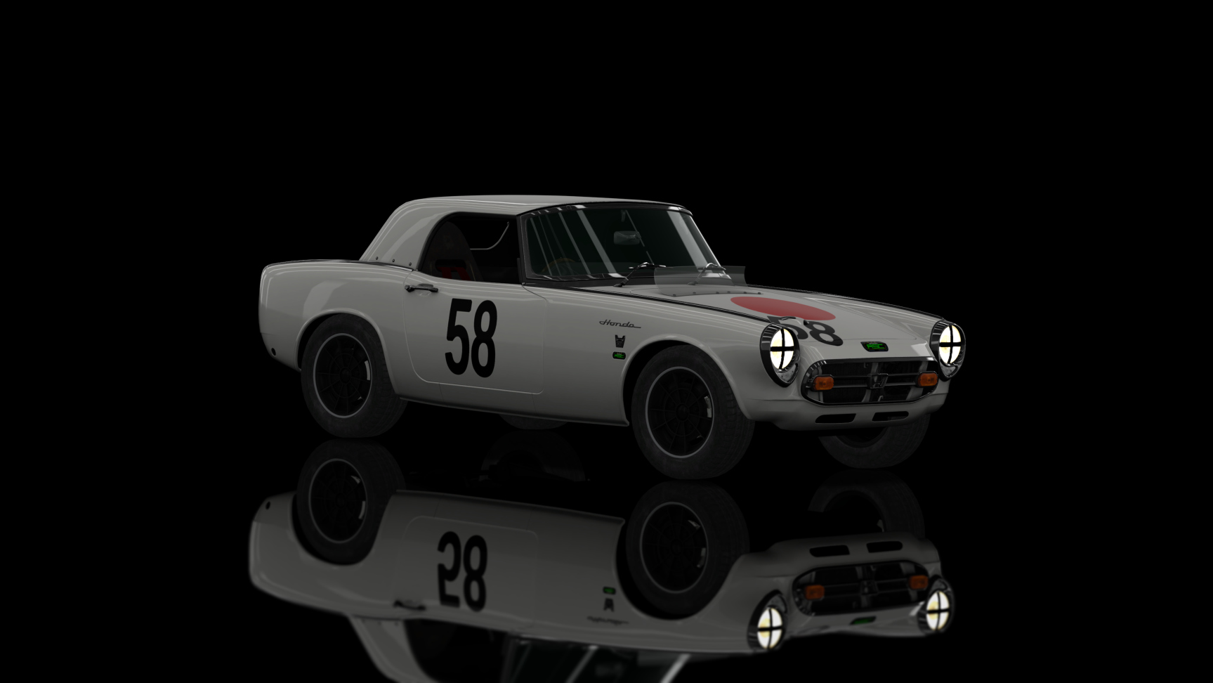 CLASSIC GR.1 - Honda S800 RSC 1968, skin 58_white