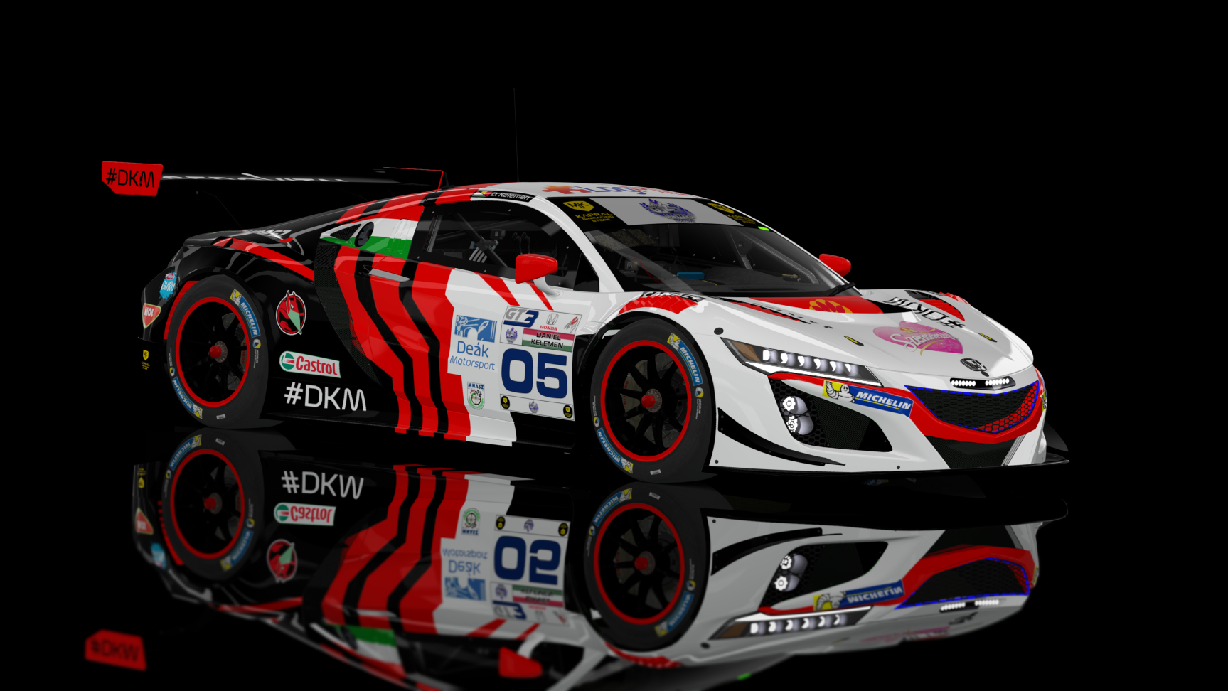 GT3 EVO - Honda NSX GT3 EVO 2019, skin ACF #05 Kelemen