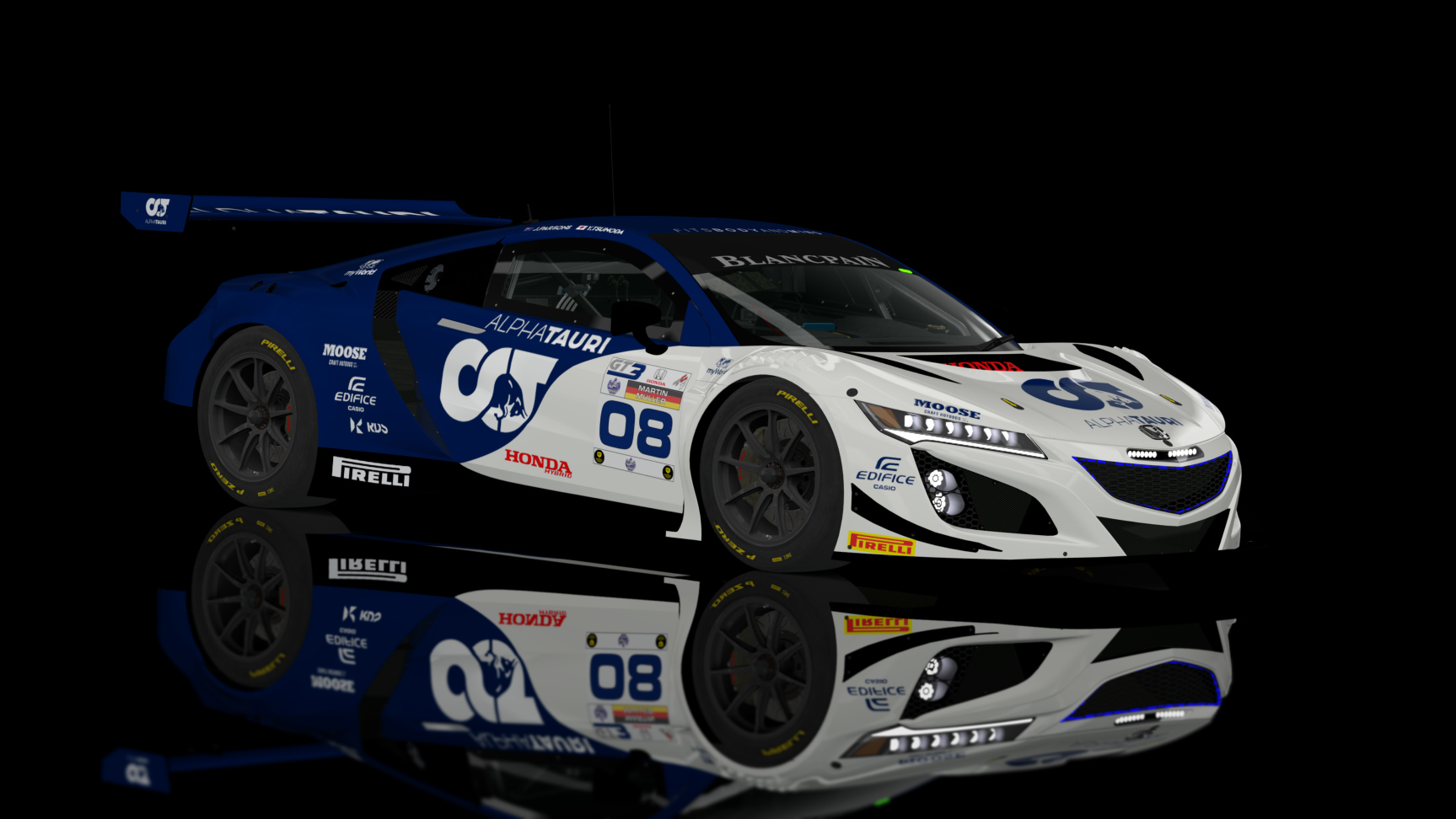 GT3 EVO - Honda NSX GT3 EVO 2019, skin ACF #08 Mueller