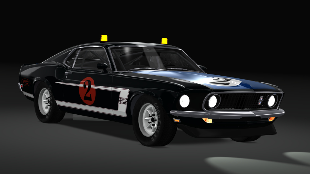 Safety Car - Mustang Boss, skin 02