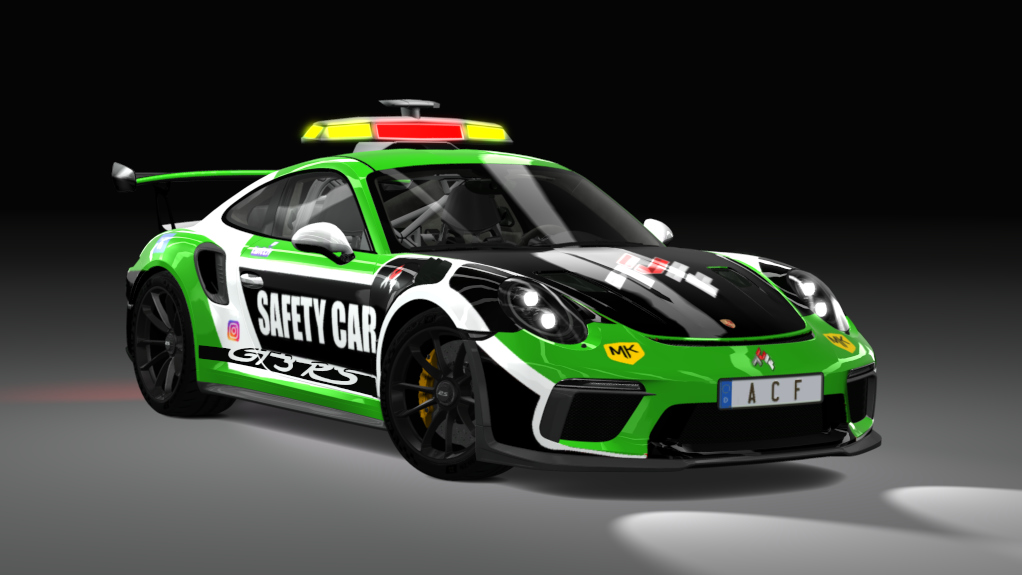 Safety Car - Porsche 991 GT3RS 2019, skin ACF_SC_green