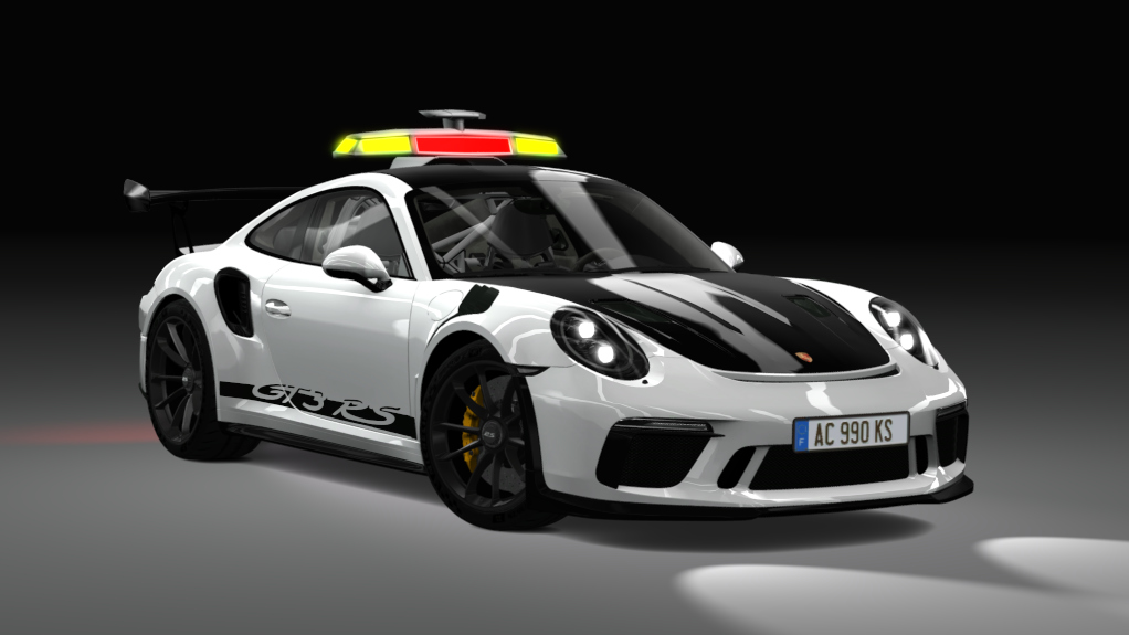 Safety Car - Porsche 991 GT3RS 2019, skin black wp