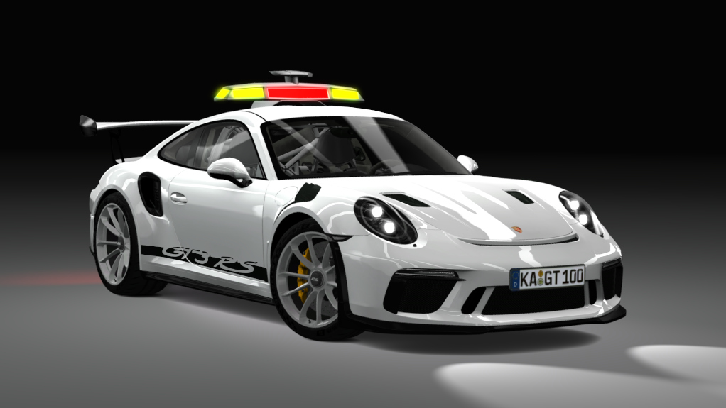 Safety Car - Porsche 991 GT3RS 2019, skin carrera_white