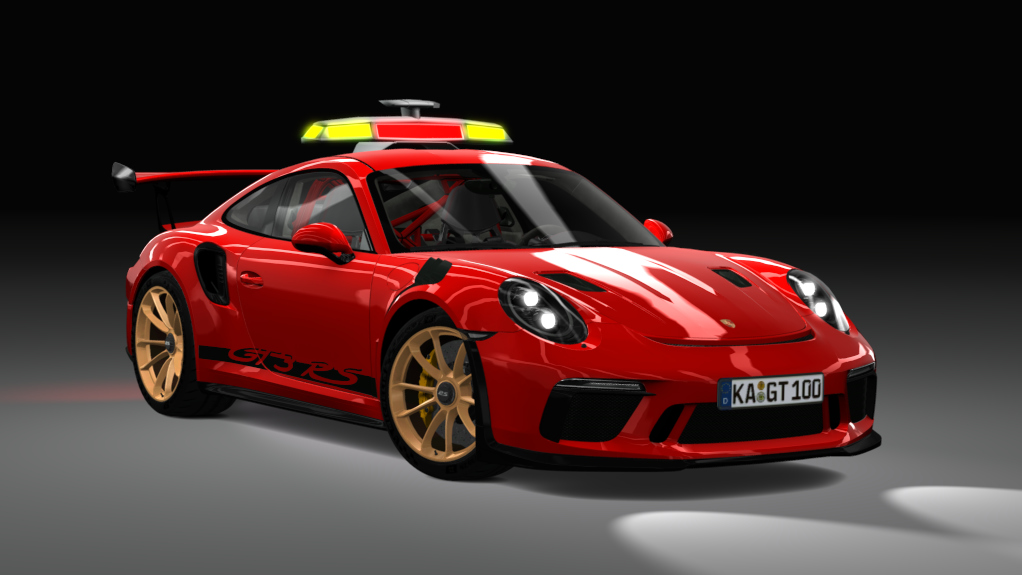 Safety Car - Porsche 991 GT3RS 2019, skin gt3rs_red_black