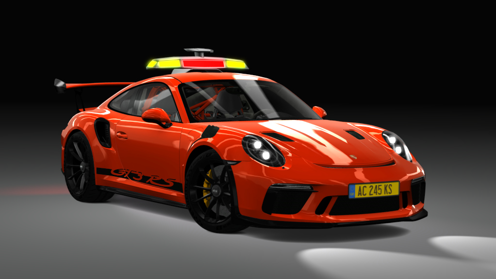 Safety Car - Porsche 991 GT3RS 2019, skin lava_orange