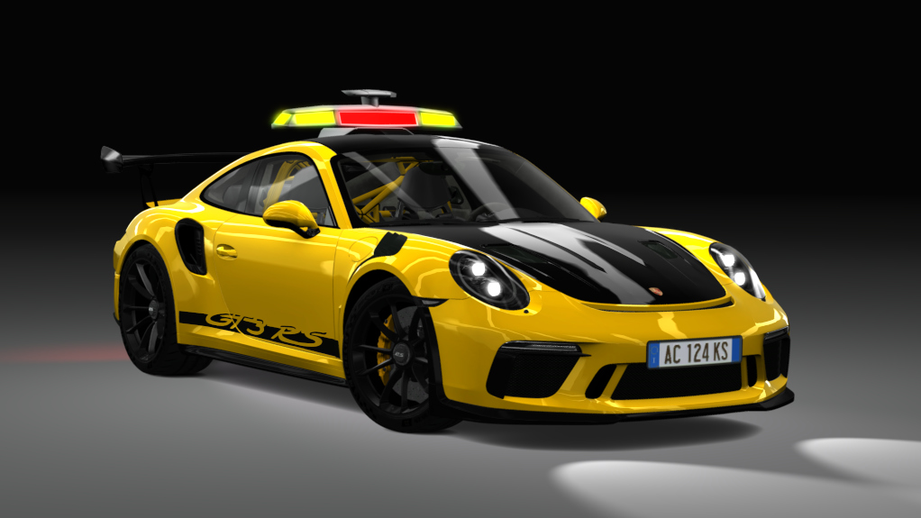 Safety Car - Porsche 991 GT3RS 2019, skin racing_yellow