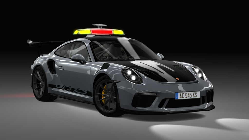 Safety Car - Porsche 991 GT3RS 2019, skin wp_silver_gt