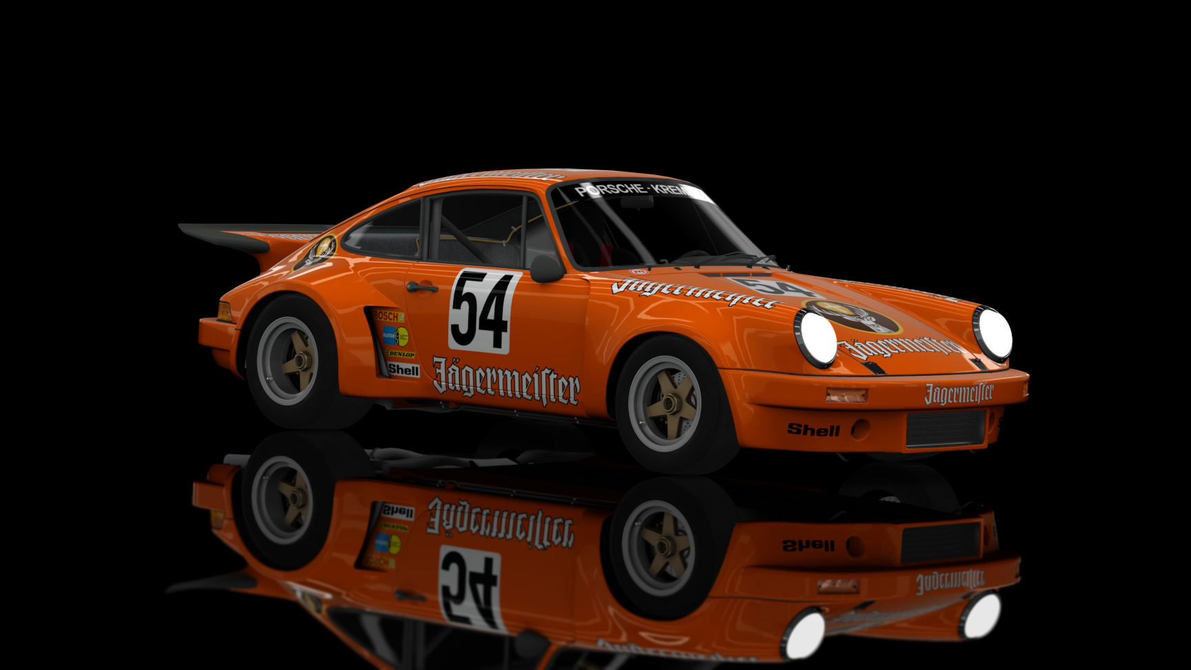 CLASSIC GR.4 - Porsche 911 RSR 1974, skin 04_Jaegermeister_Kremer