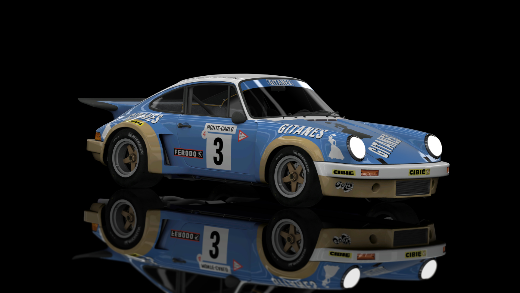 CLASSIC GR.4 - Porsche 911 RSR 1974, skin 33_Gitanes