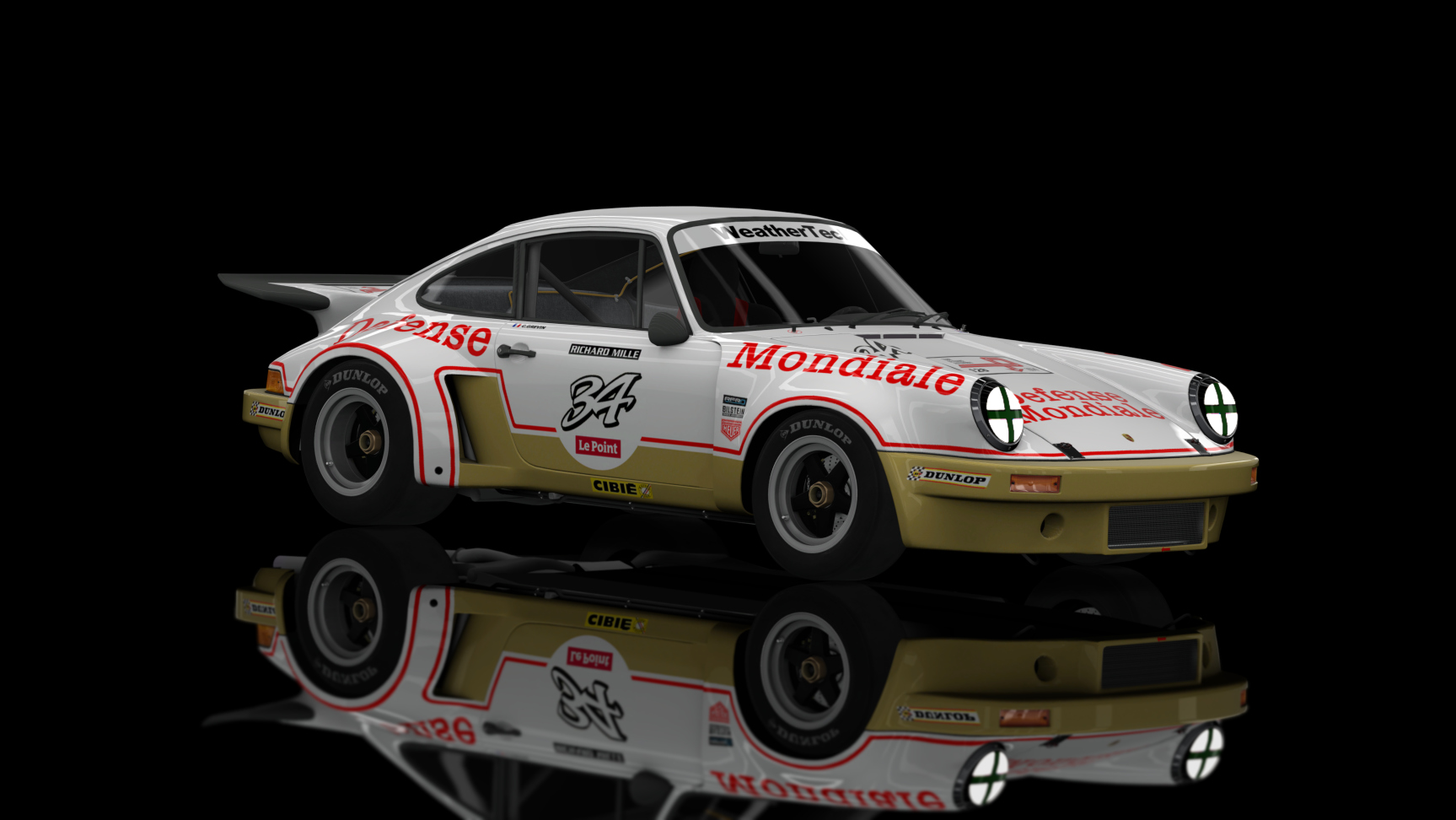 CLASSIC GR.4 - Porsche 911 RSR 1974, skin 911RSR_DEFENSE34