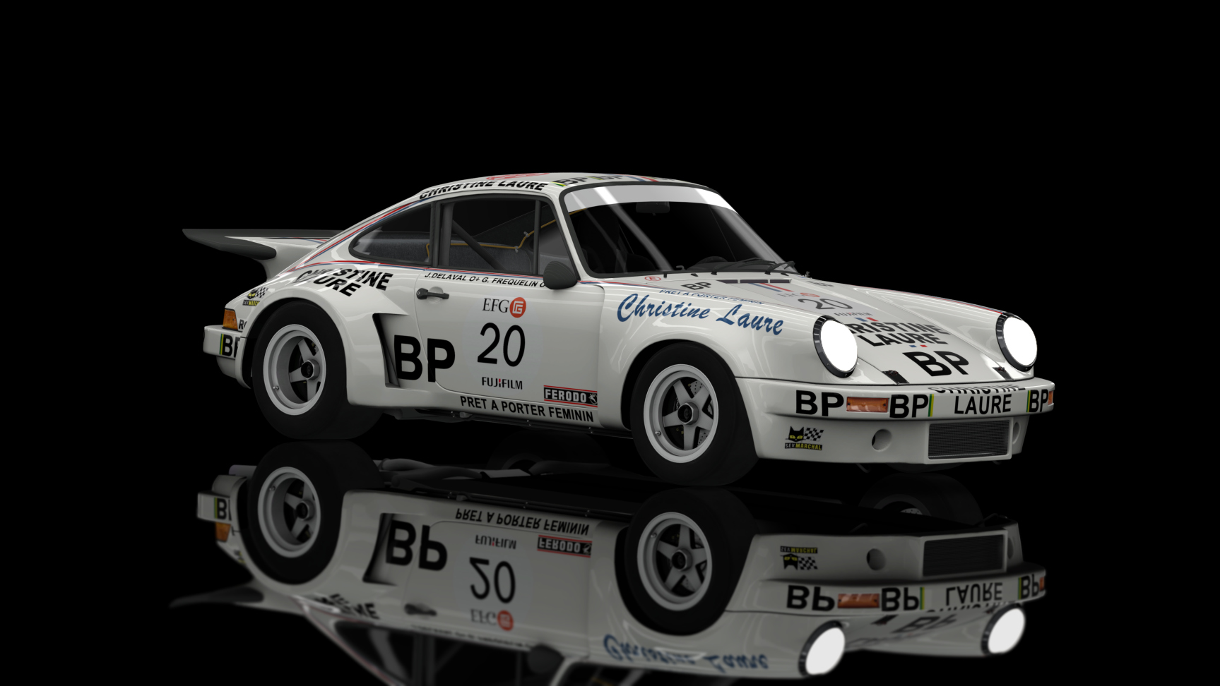 CLASSIC GR.4 - Porsche 911 RSR 1974, skin Christine_Laure_Le_Mans_Classic