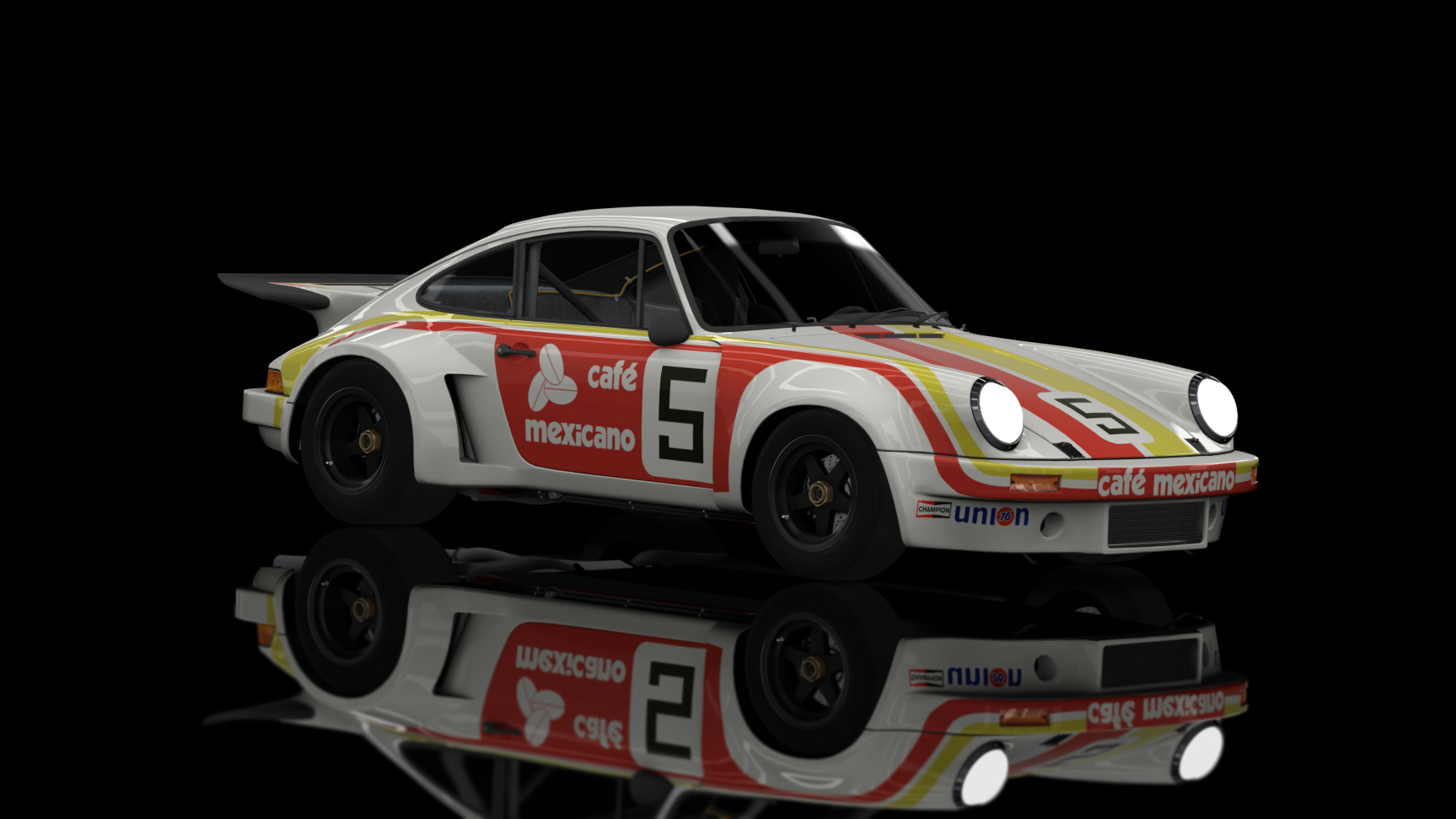 CLASSIC GR.4 - Porsche 911 RSR 1974, skin pctm_05_cafemexicano