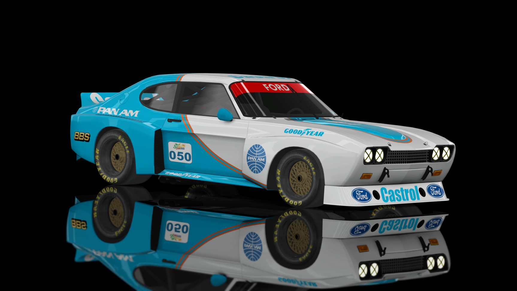 CLASSIC GR.4 - Ford Capri RS3100 1974, skin ACF HLM1 GTC #050