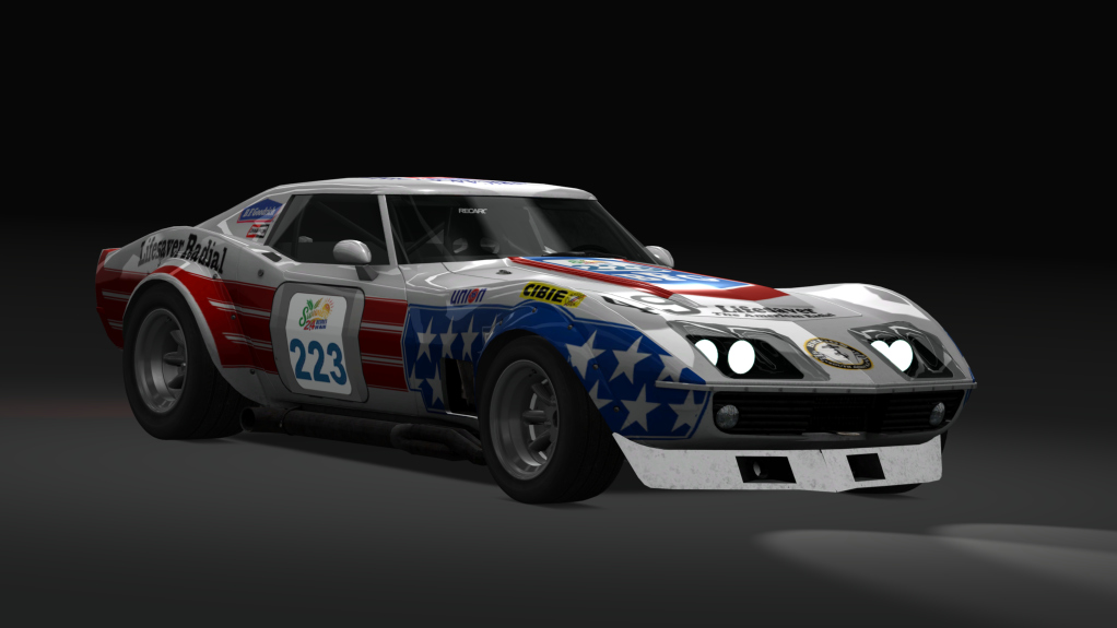 ACL GTR Corvette 1969, skin ACF HLM1 GTC #223